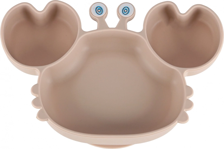 Teller in Krabbenform mit Fächern
