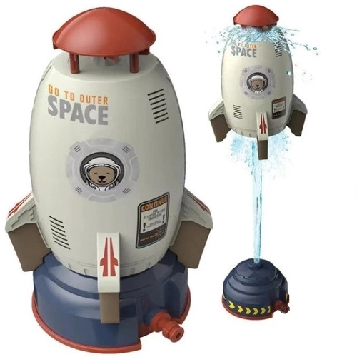 Garten-Sprinkler für Kinder in Form einer Rakete