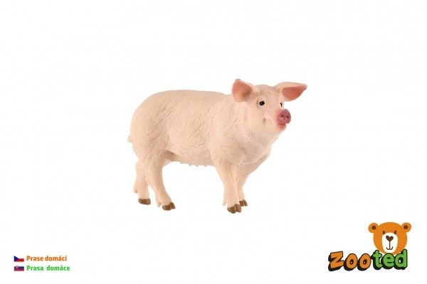 Haus Schwein Plastikfigur 10cm im Beutel