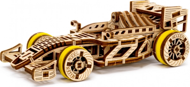 Holz 3D Puzzle Rennwagen