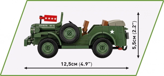 Klemmbausteinset Dodge WC-56 Command Car