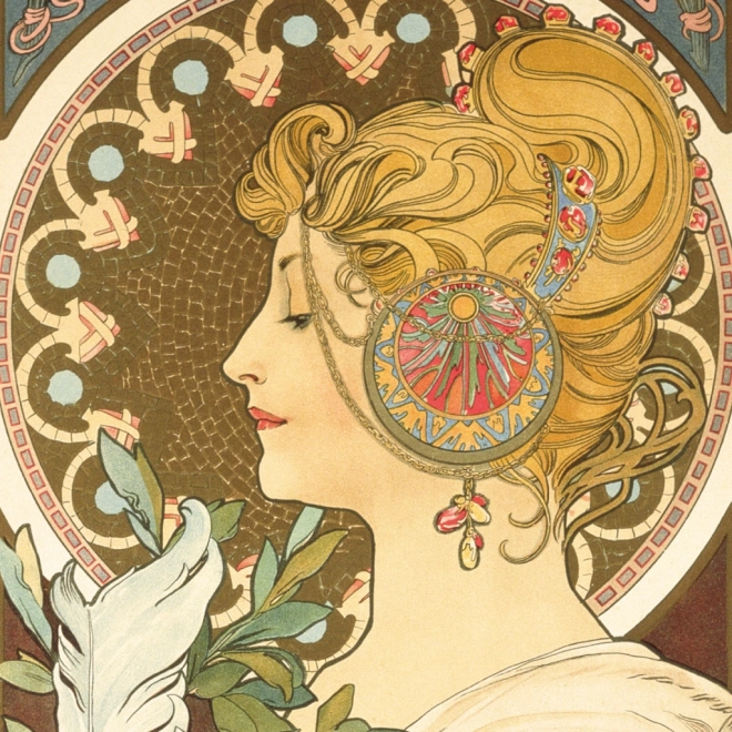 Notizkalender Alfons Mucha 2025