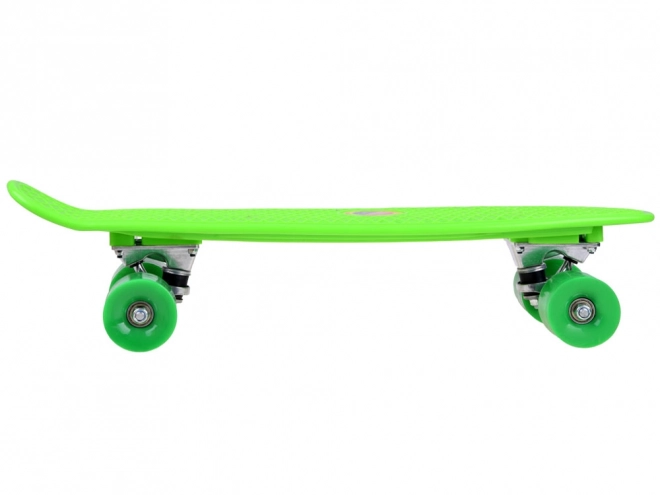 Farbenfrohe FISZKA Skateboard – Grün