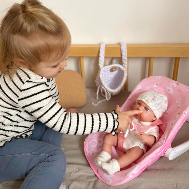 Woopie Baby-Puppe mit Tragesitz