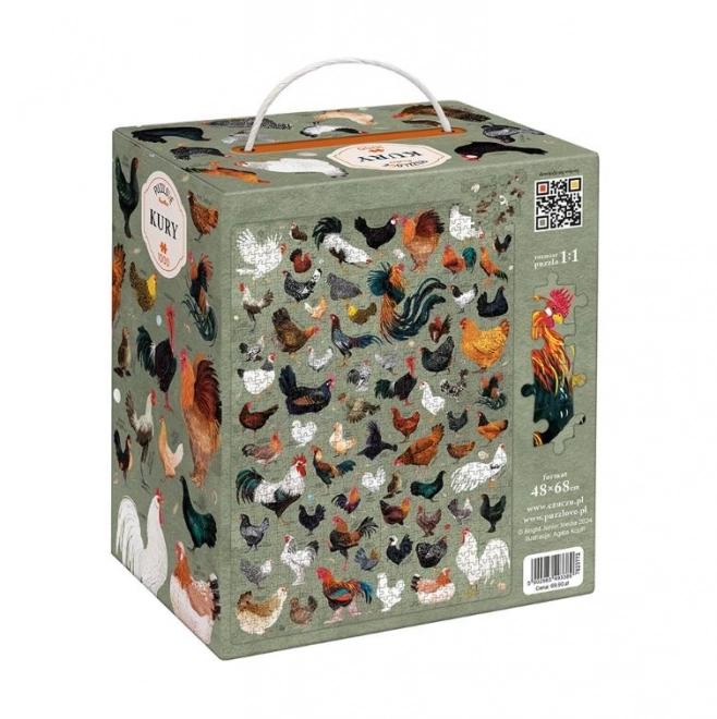 Puzzlove Hühner 1000 Teile Puzzle