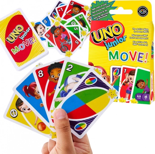 UNO Junior Move – Kartenspiel für Kinder