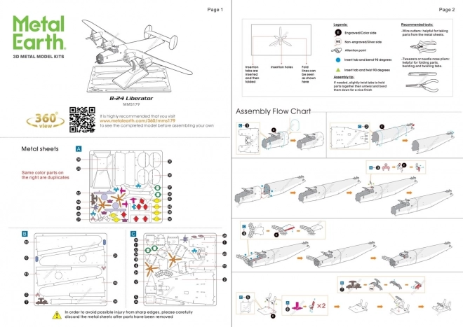 3D-Puzzle B-24 Liberator