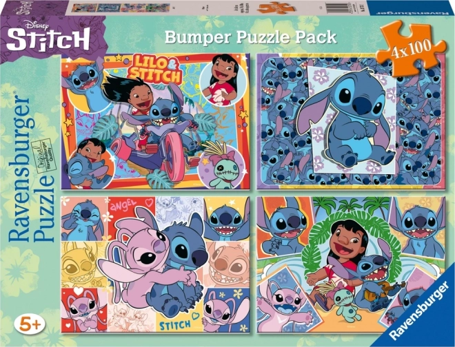 Ravensburger Puzzle Lilo und Stitch 4x100 Teile