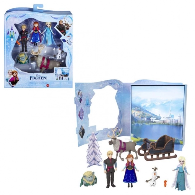 Märchenhafte Puppe Set - Anna und Elsa mit Freunden