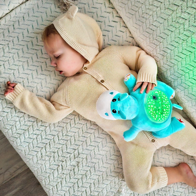 Woopie Baby Kuscheltier Projektor Schlafhilfe Nilpferd