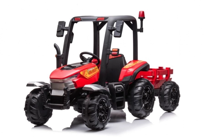 Roter Akku-Traktor für Kinder