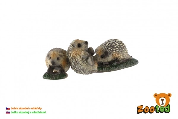 Igel mit Jungen Spielfigur Set