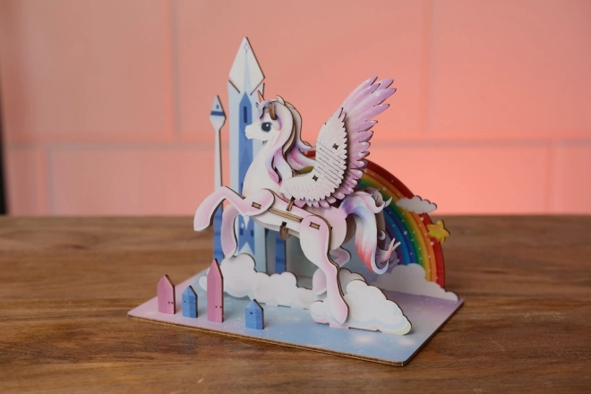 EscapeWelt 3D Holzpuzzle Einhorn