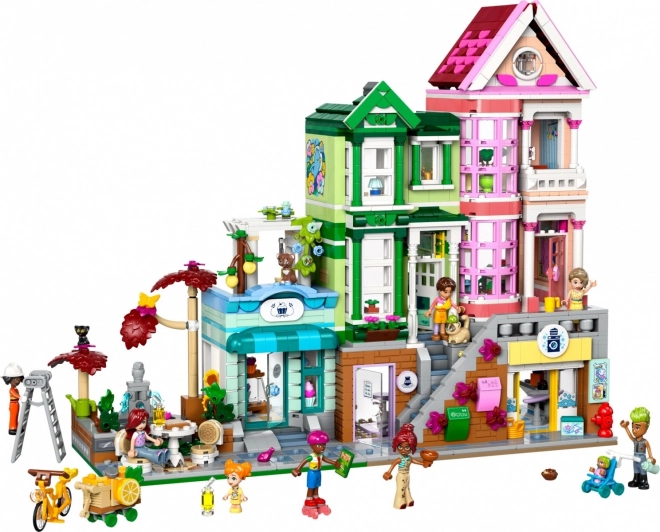 Lego Friends Herzseestadt Wohnungen und Geschäfte