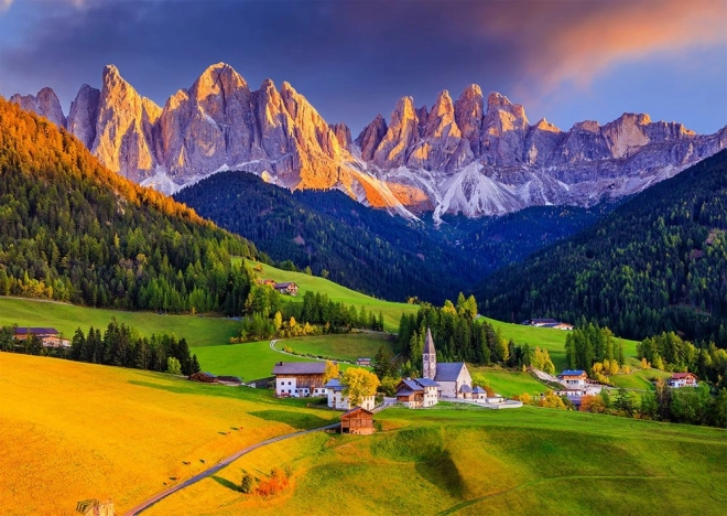 Enjoy Puzzle Kirche in den Dolomiten, Italien 1000 Teile