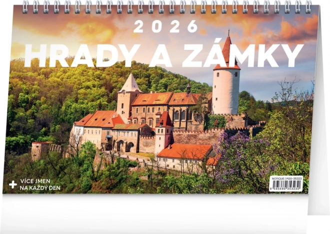 Tischkalender Burgen und Schlösser 2026