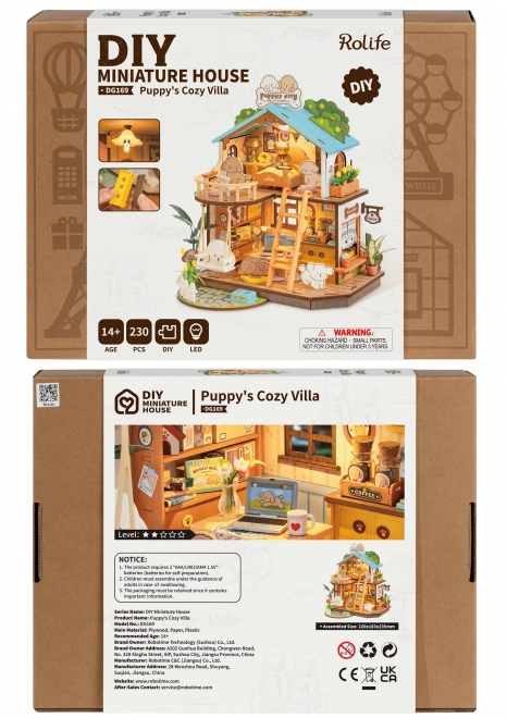 Miniatur-Welpenhaus