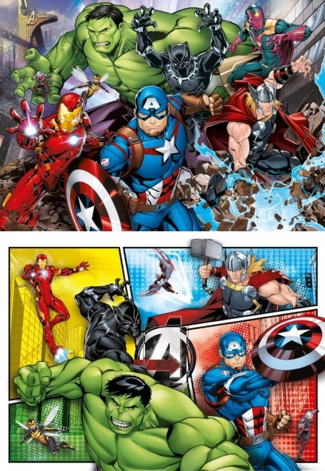 Puzzle Die Avengers 2x60 Teile