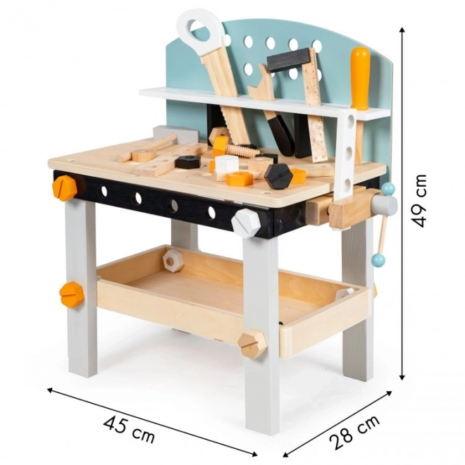 Holzwerkbank für Kinder mit Zubehör von ECOTOYS