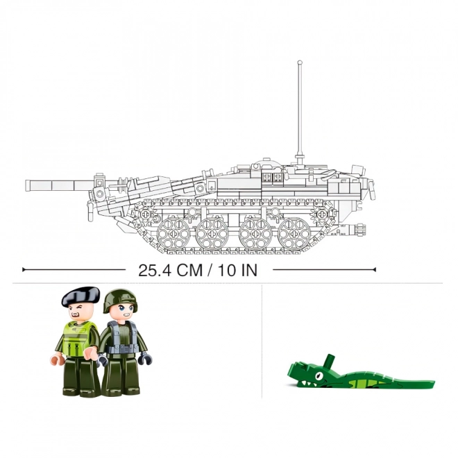 Sluban Panzermodell STRV103 Bausteine Set