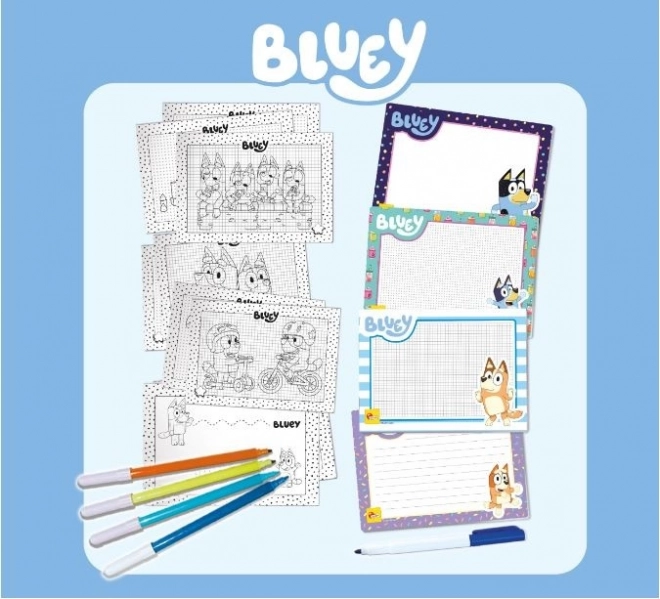 Bluey Zeichenschule Set