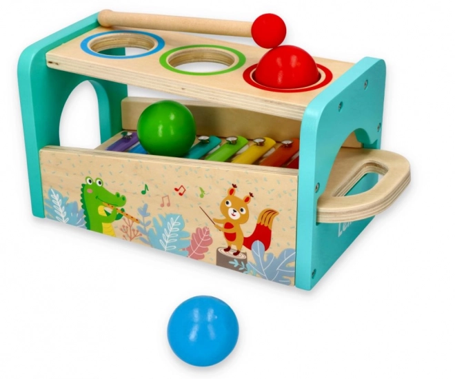 Musikalisches Holzspielzeug