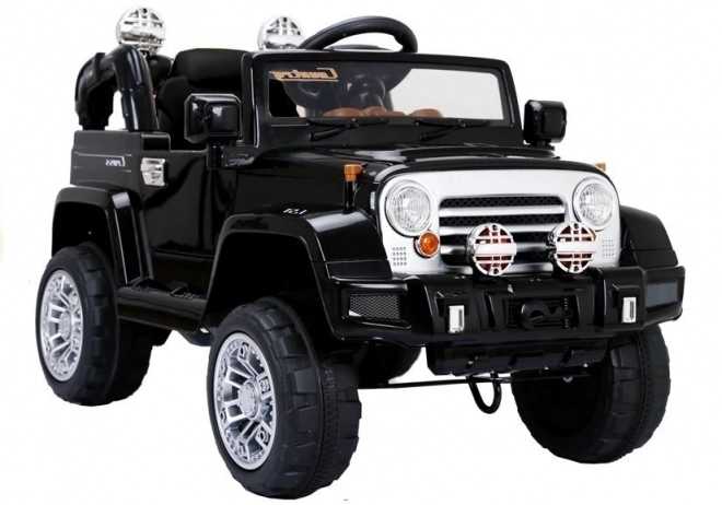 Elektrisches Jeep Kinderauto Schwarz