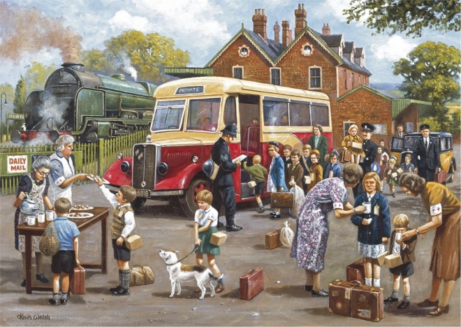 Gibsons Puzzle Evakuierung 4x500 Teile