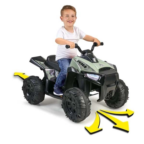 Feber Elektro-Quad 12V für Kinder im Camouflage-Design