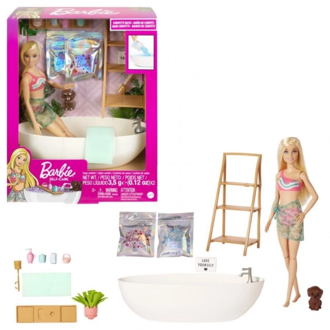 Barbie Entspannungs-Bad-Set mit Konfetti