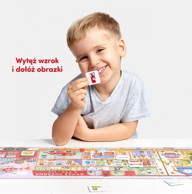 Puzzle wie funktioniert die Feuerwehr