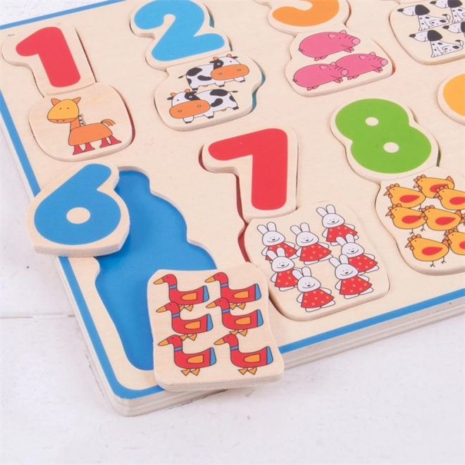 Bigjigs Toys Zählpuzzle