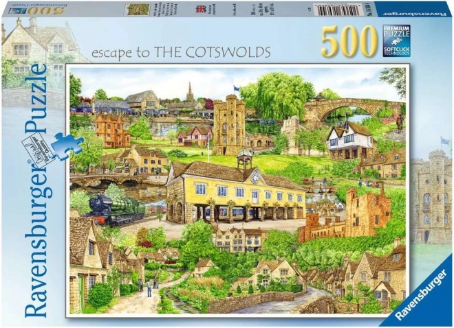 Ravensburger Puzzle Flucht in die Cotswolds 500 Teile