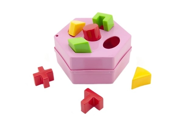 Sechseck-Steckspielzeug aus Kunststoff