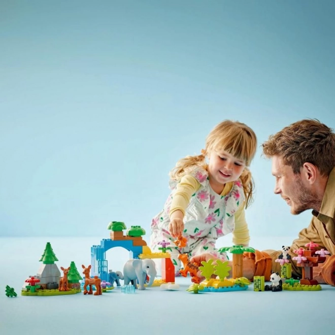 Duplo Familien der Wilden Tiere 3-in-1 Set