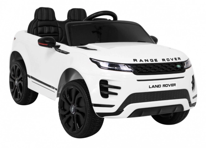 Elektrisches Auto Range Rover Evoque weiß