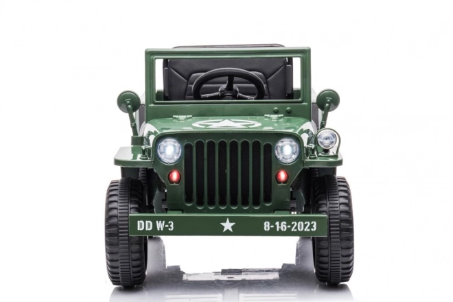 Elektroauto für Kinder 4x4 Armeegrün