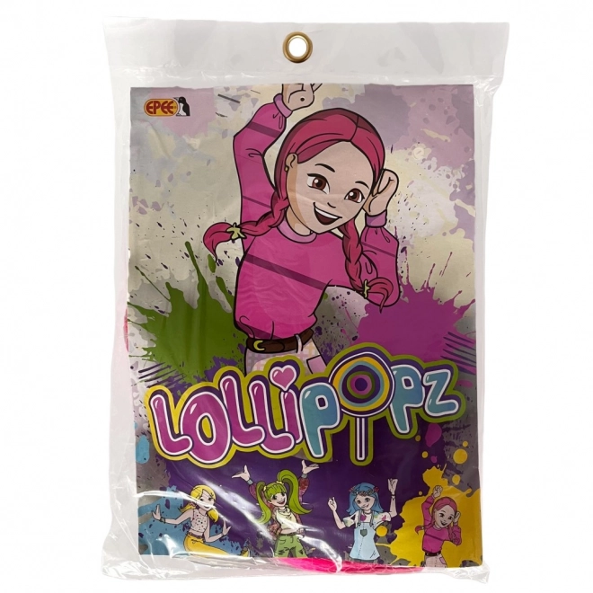 Lollipopz Perücke Grün – Rosa mit Zöpfen