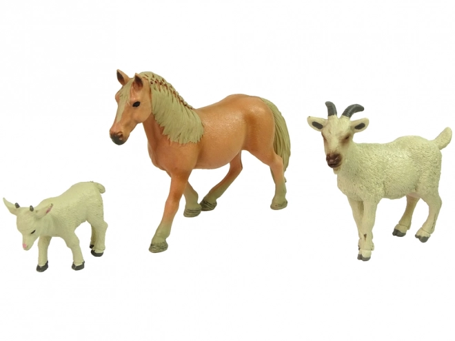 DIY Bauernhof Set mit Tieren und Pferd