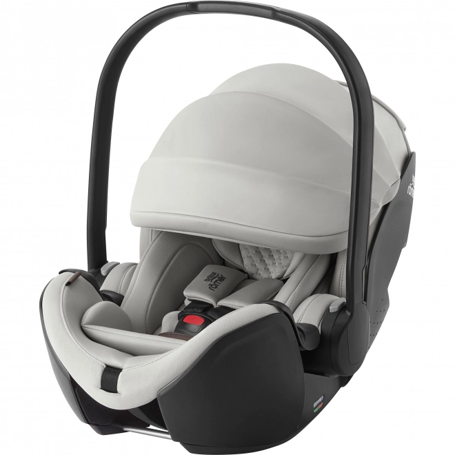 Baby-Safe Pro Lux Kindersitz mit Vario Base, Leinen Grau