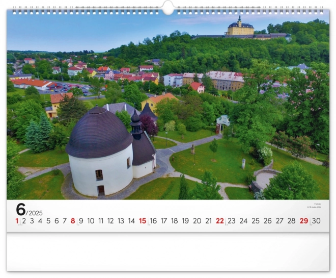 Notique Wandkalender Panorama Tschechische Republik 2025