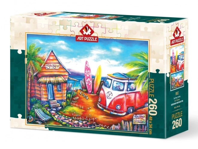 Surf-Camp Puzzle mit 260 Teilen