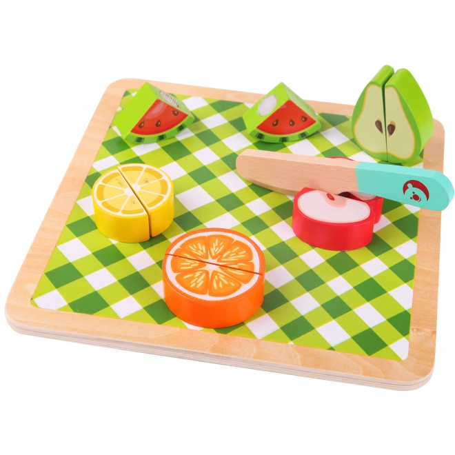 Obst-Schneideset für Kinder von Classic World - Montessori-Set