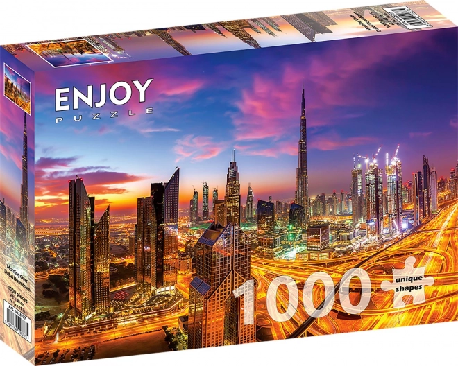 Enjoy Puzzle Morgen über Dubai 1000 Teile