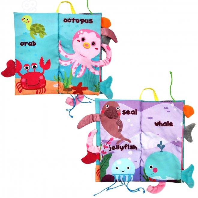 Woopie Baby Meereslebewesen Stoffbuch mit Schwänzen