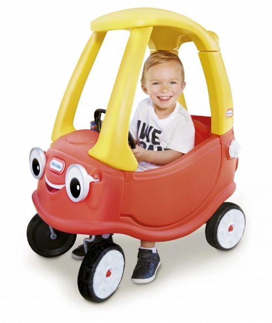 Kleines Tikes Cozy Coupe mit neuen Augen