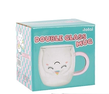 Thermobecher mit doppeltem Glas Einhorn aus der Stay Wild Kollektion
