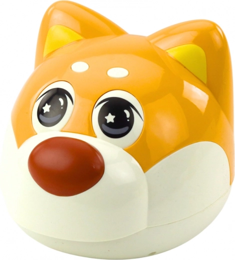 Niedliches Hündchen, das Kinderherzen erobert