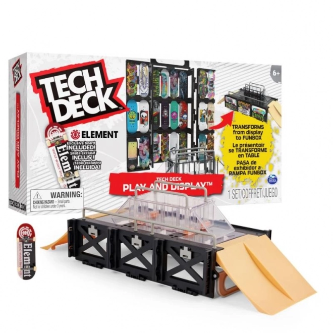 Tech Deck Set mit Rampe