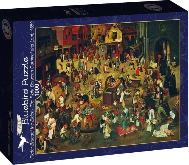 Puzzle BLUEBIRD Der Kampf zwischen Karneval und Fastenzeit 1000 Teile